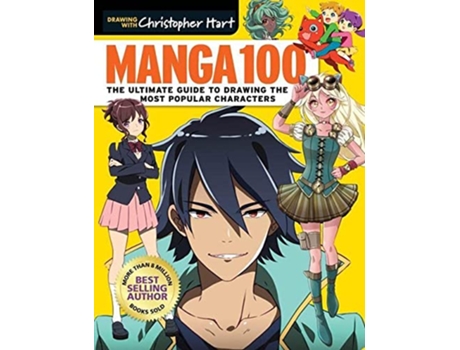 Livro Manga 100 de Christopher Hart (Inglês)