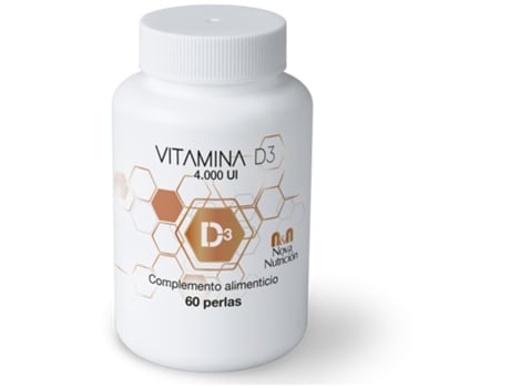 Vitamina D3 4000 UI 60 Pérolas N&N NOVA NUTRIÇÃO