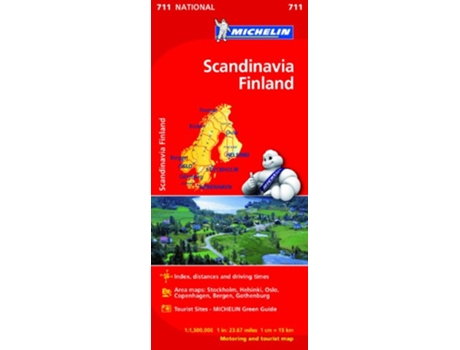 Livro Mapa National Escandinavia Finlandia de Michelin Travel Partner (Inglês)