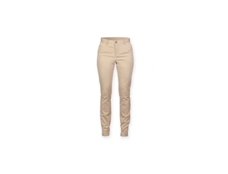 Calças de Mulher FRONT ROW Chino Stretch Cinzento (XL)