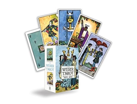 Livro Weiser Tarot de Arthur Edward Waite e Pamela Colman Smith (Inglês)