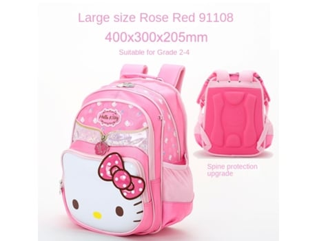 Mochila de Desenho Animado Da Hello Kitty Ajuda na Perda de Peso Meninas Da Escola Primária Da Primeira À Quinta Série