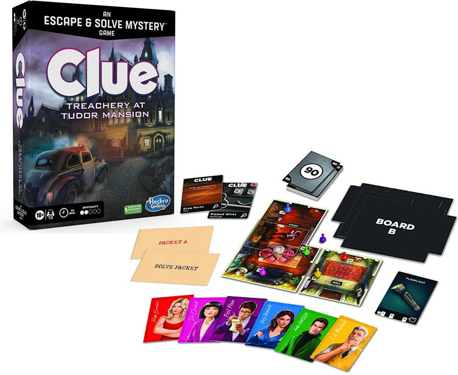 Jogo Educativo HASBRO Cluedo Série Escape (Idade Mínima: 8 Anos - 26,7 x 20  x 6,3 cm)