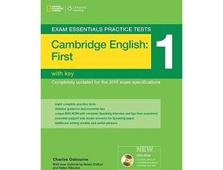 Livro Exam Essentials: Cambridge First Practice Test 1 W/Key + Dvd-Rom (Inglês)