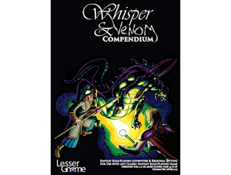 Livro Whisper Venom Compendium de Zach Glazar John Hammerle (Inglês)