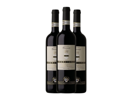 Vinho GUICCIARDINI STROZZI Titolato Colli Senesi Sangiovese Chianti (0.75 L - 3 Unidades)