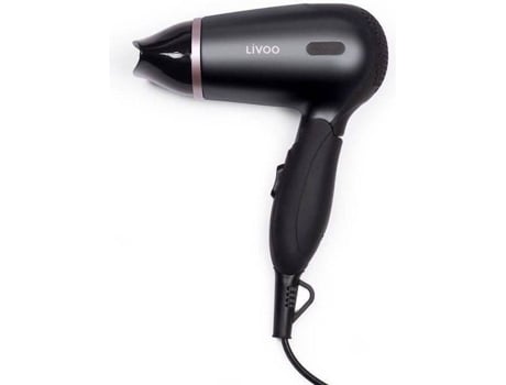 Secador de Cabelo LIVOO DOS175 (900 W - 2 Níveis de Temperatura - Preto)