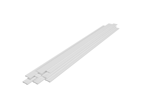 Conjunto de 32 Rodapés de Plástico Ps Coevorden 195X9Cm Branco NEU.HAUS