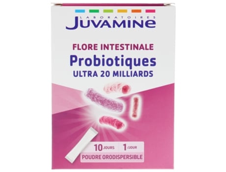 JUVAMINE Probiotiques Ultra 20 Bilhões 10 Varas