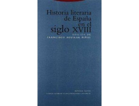 Livro Historia Literaria España S.Xviii de Aguiar (Espanhol)