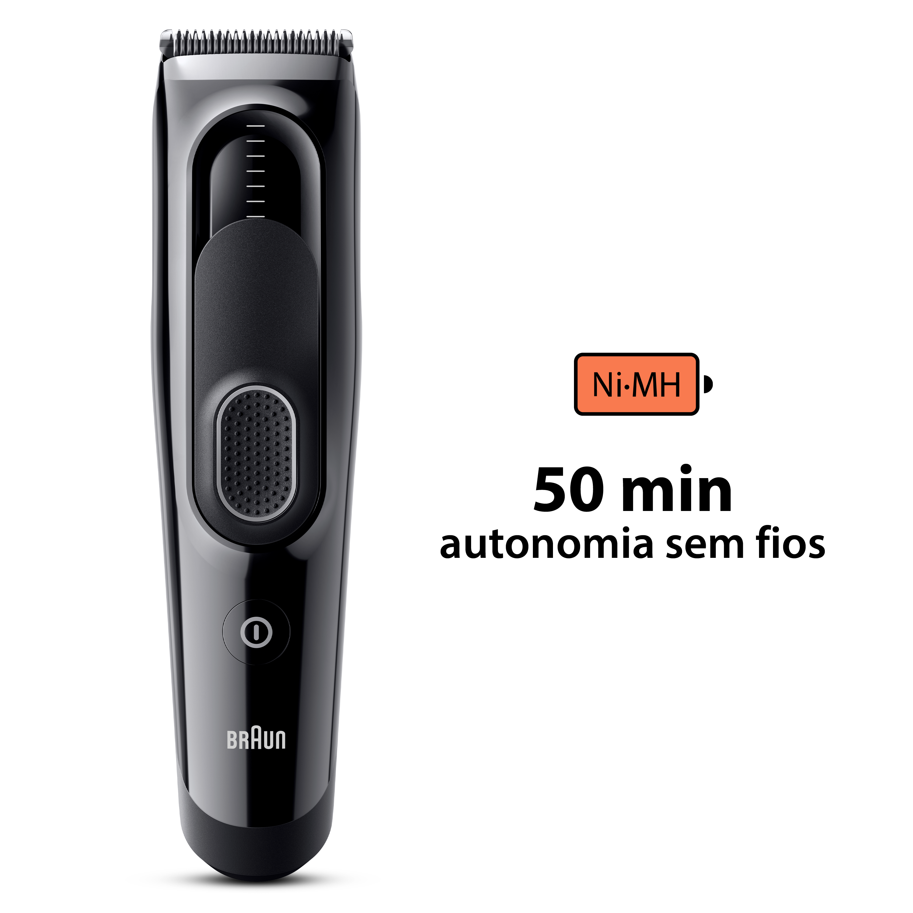 Aparador de Cabelo BRAUN Hairclipper HC5310 (Autonomia 50 min