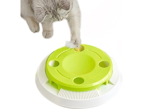 Brinquedo de Bola de Provocação de Gato, Varinha de Provocação de Jogo  Automático para Gato Giratória de 360 ​​graus para Ambientes Internos  (Rosa) : : Pet Shop