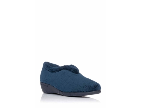 Pantufas com Calcanhar VUL-LADI (Têxtil -Azul-38)