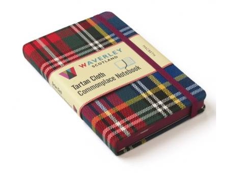 Livro waverley (m): macbeth tartan cloth commonplace notebook de waverley scotland (inglês)