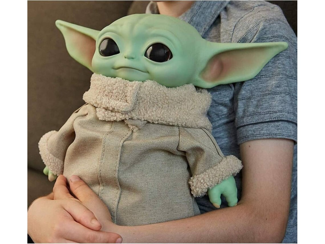 Star Wars Grotu Brinquedos de pelúcia infantil, boneca macia do