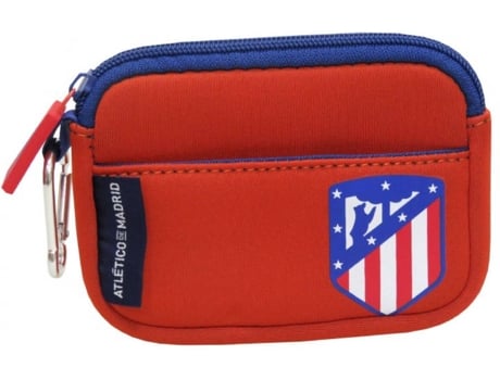 Porta-Moedas ATLÉTICO DE MADRID (Vermelho - Neoprene - 13x9x2 cm)