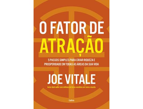 Livro O Fator de Atração de Joe Vitale ( Português )