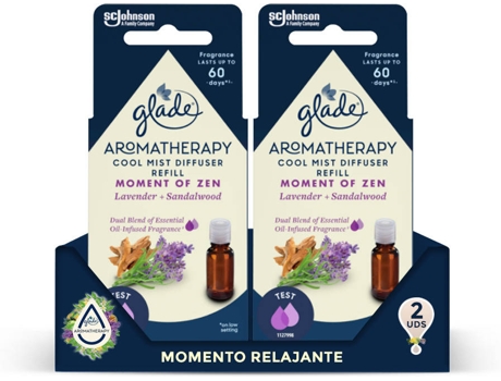 Recargas GLADE® Alfazema e Sândalo (2 Unidades)