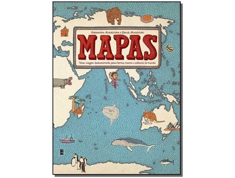 Livro Mapas 02Ed/20 de Mizielinska, Aleksandra E Mizielinski ( Português-Brasil )