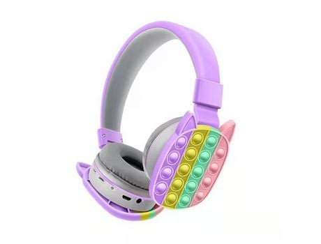 Auriculares Bluetooth NANA K33 (Over Ear - Roxo)