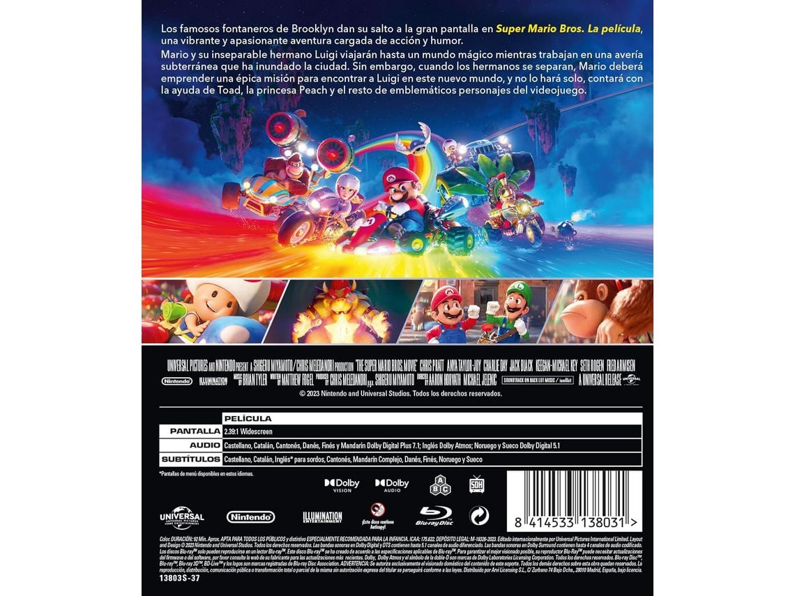 Bluray Super Mario Bros - O Filme