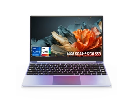 Portátil NINKEAR N14 Pro 14.1''Fhd Ips Intel Core I5 12450H Até 4.4Ghz 16Gb Ddr4+512Gb Ssd Ventoinhas Duplas Design Teclado Retroiluminado