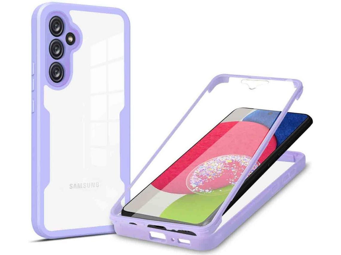 Capa de telefone para Xiaomi Redmi A1 Acrílico + TPU 360 graus com  cobertura total (roxo)