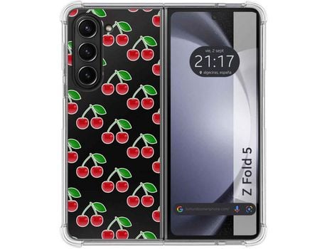 Capa para Samsung Galaxy Z Fold 5 5G TUMUNDOSMARTPHONE de Silicone com Desenho - Multicor