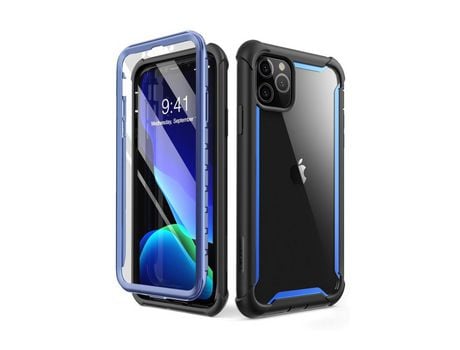 Capa para iPhone 11 Pro Max/6/11 Max I-BLASON Pele Sintética Azul