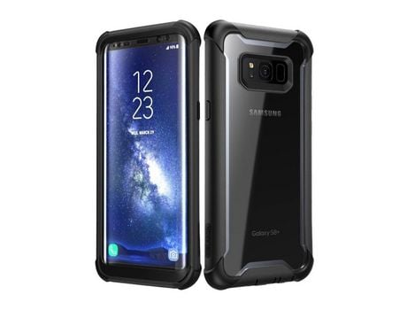 Capa para Samsung Galaxy S8+ I-BLASON Pele Sintética Preto