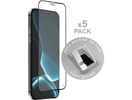 Película de Ecrã para iPhone 12 Pro Max FORCE GLASS Preto