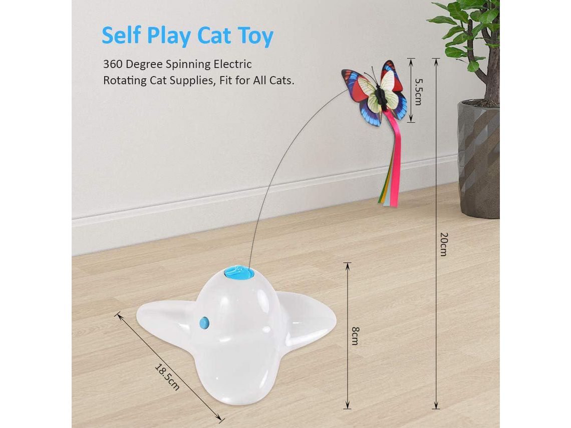 Gato Automático Brinquedos Interativos Elétrica Rotativa Borboleta Gatinho  Gato Brinquedos Realista Fluttering Som Exercício Gato Produtos Para  Animais De Estimação - Brinquedos Para Gatos - AliExpress