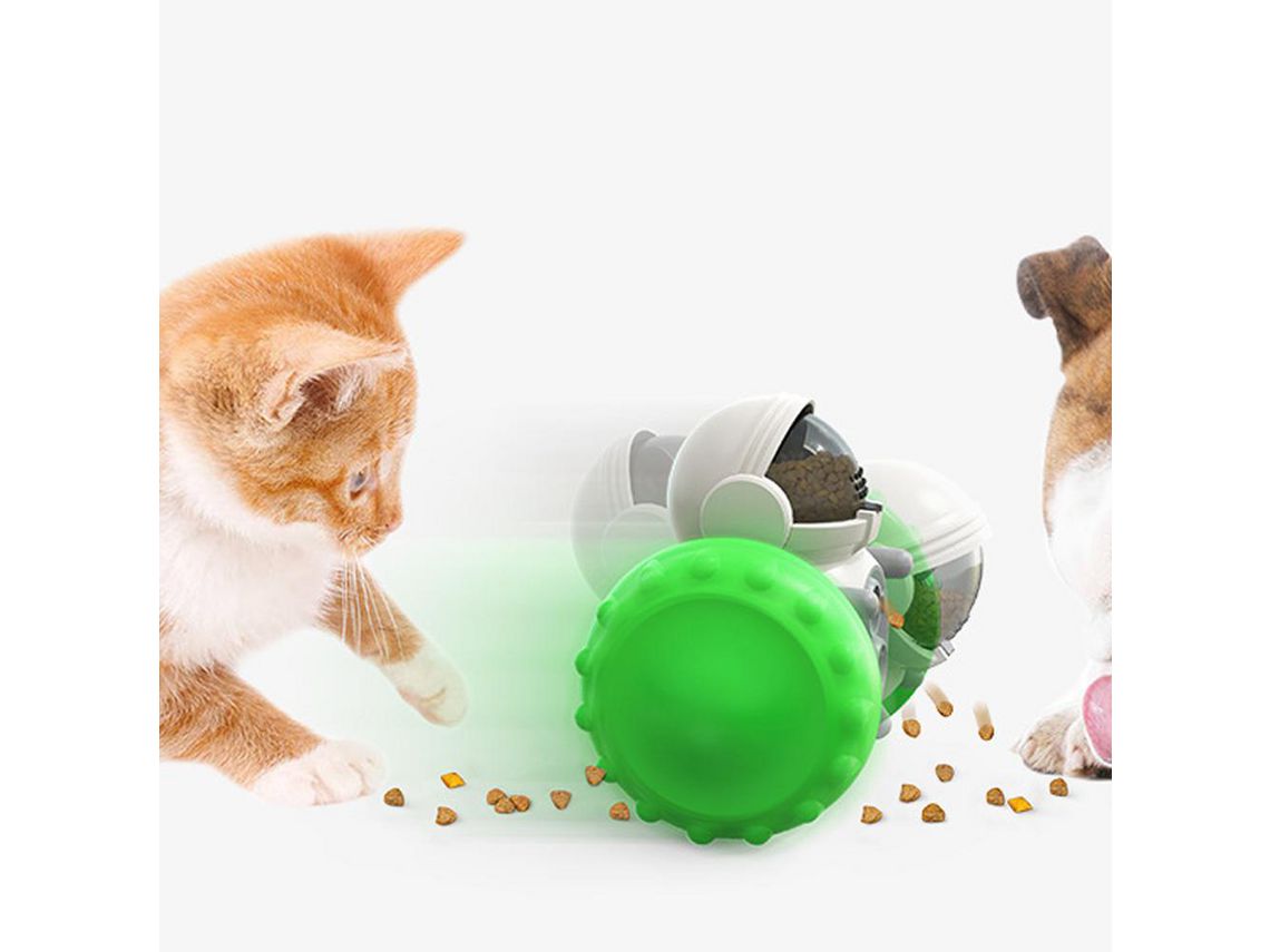 Brinquedo com vazamento de gato  Brinquedos de alimentação lenta
