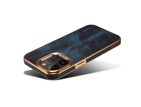 Capa para iPhone 14 Pro DENIOR Pele Sintética Azul