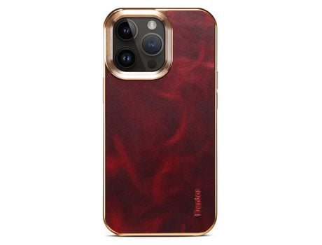 Capa para iPhone 13 Pro DENIOR Pele Sintética Vermelho