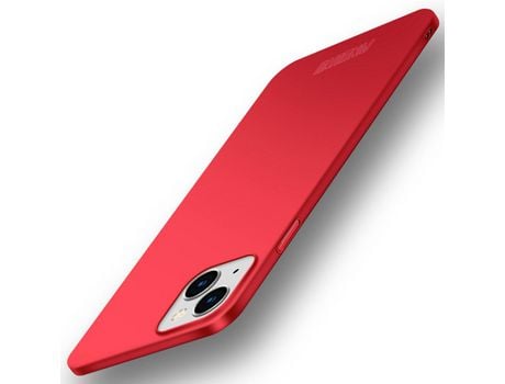 Capa para iPhone 14 PINWUYO Pele Sintética Magnética Vermelho