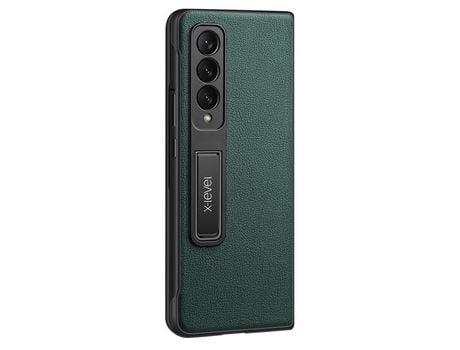 Capa para Samsung Galaxy Z Fold 4 5G X-LEVEL Pele Sintética Magnética Preto