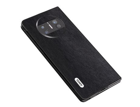 Capa para Huawei Mate X3 5G ABEEL de Pele Sintética - Preto