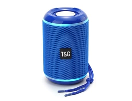 Coluna Wireless Portátil Pequena e Prática com Pega S/ Fio M2 Tec Tg-291 Azul