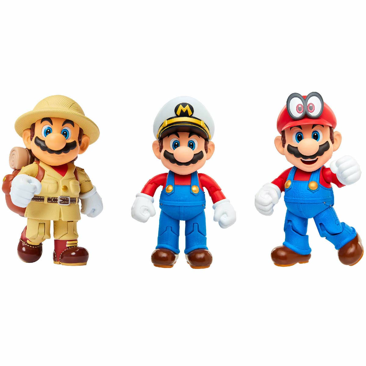 Original Jogo Figuras Set Super Mario Odyssey Multipacks 3 Peças Figuras de  Ação Crianças Fan Collectibles Brinquedos - AliExpress