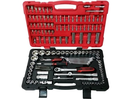 Caixa de Soquete -1/4- 1/2 -Ultimate 151 Peças Ks Tools 922.0751 Maleta de Ferramentas KSTOOLS