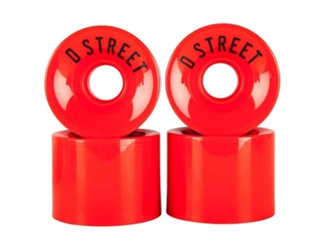 Rodas Dstreet ?DST-SKW-0001 59 mm Vermelho