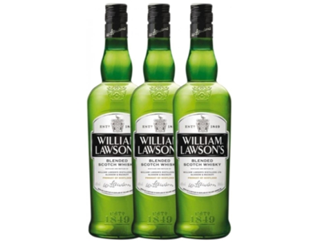 Whisky WILLIAM LAWSON'S Blended William Lawson's (1 L - 3 unidades)