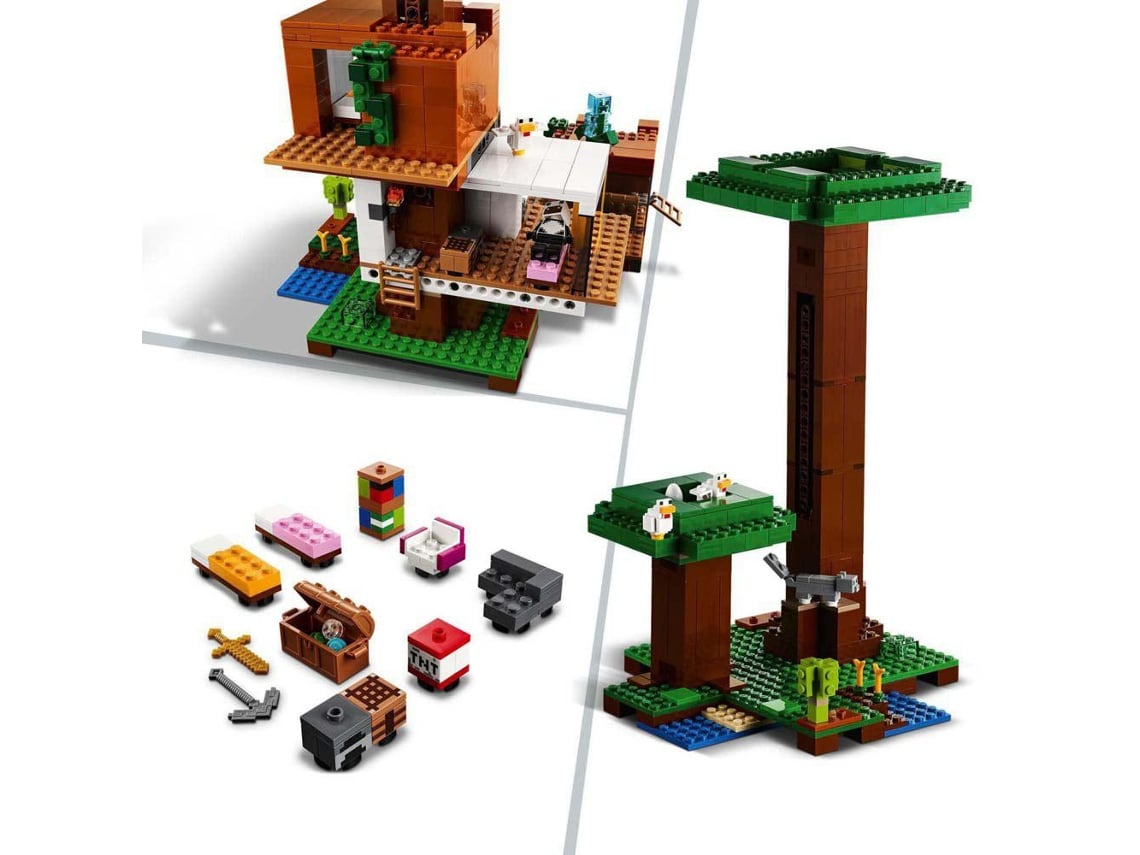 A Casa da Árvore Moderna 21174 - Conjuntos LEGO® Minecraft® -  para  crianças