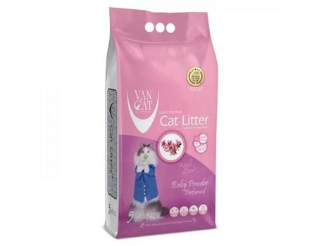 VANCAT Areia de Talco para Gato 5 kg