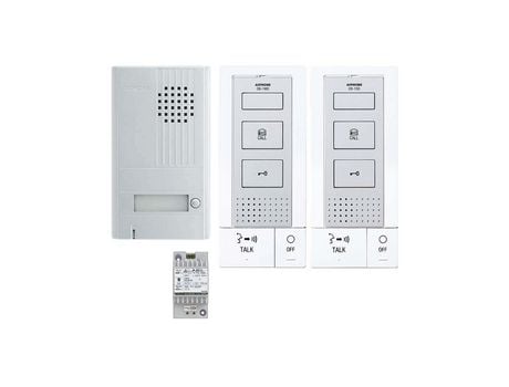 Kit de Auscultador de Porta com Áudio Mãos-Livres de 2 Fios AIPHONE