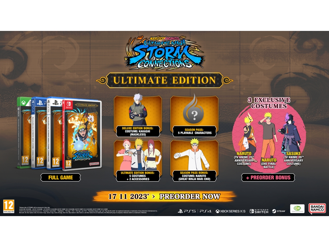 Comprar o NARUTO X BORUTO Ultimate Ninja STORM CONNECTIONS Ultimate Edition
