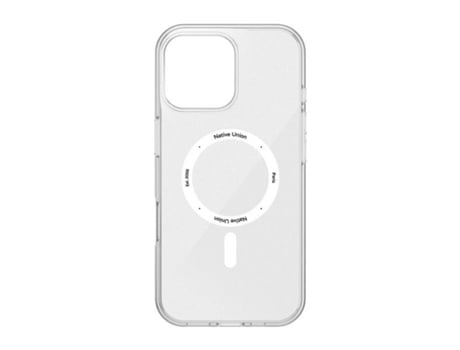 Capa Protetora Antichocs Magsafe para iPhone 16 Pro Max NATIVE UNION Transparente