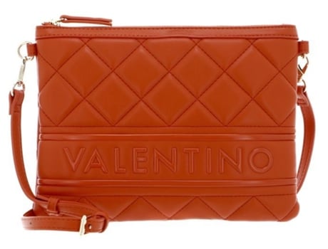 Bolsa de Maquiagem Valentino Terracota para Mulheres Estojo de Cosméticos Ada Arancio 227221 MARIO VALENTINO