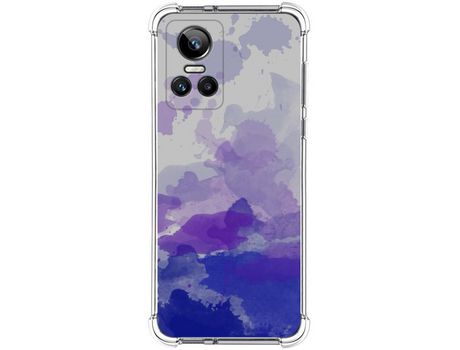 Capa para Realme GT Neo 3 5G TUMUNDOSMARTPHONE Desenhos Anti golpes Aquarela 09 Multicor